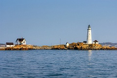 Boston Harbor Light On Rocky Little Brewster Island